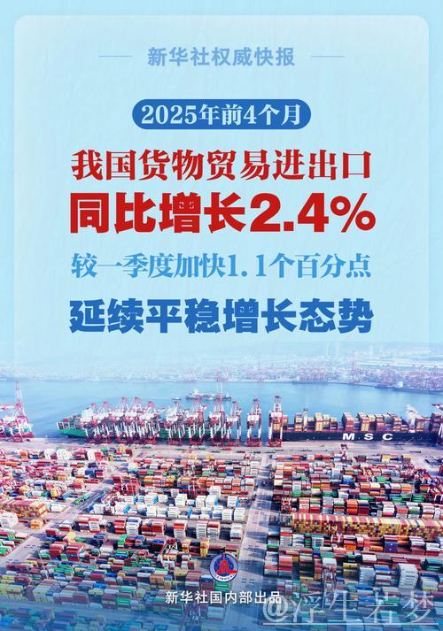 前4月我国外贸延续平稳增长态势 前4月我国外贸延续平稳增长态势
